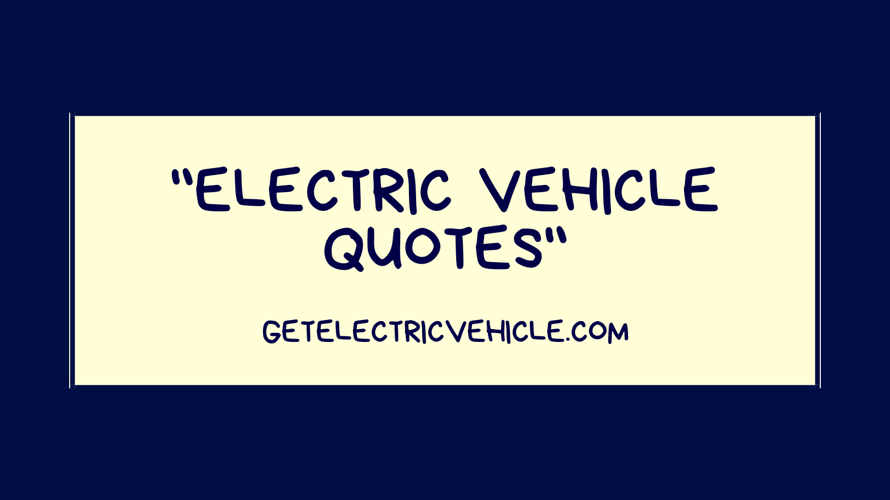 electric car quotes