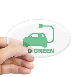 Electric car sticker