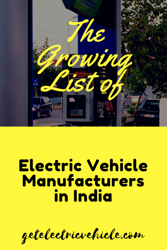 electric vehicle manufacturers in India