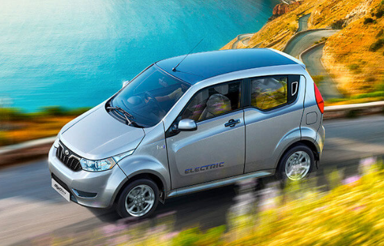 top 5 electric cars in india Mahindra e2o plus