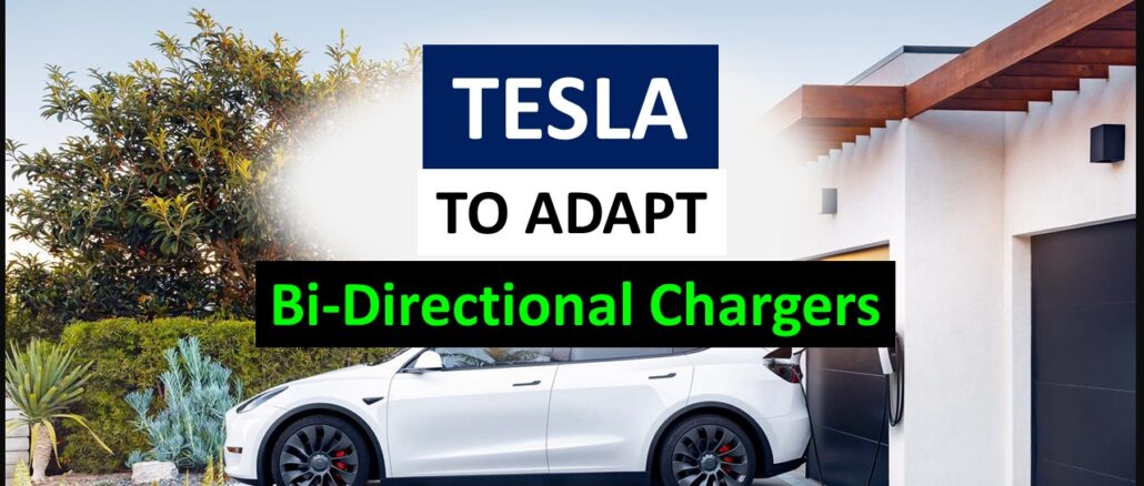 Tesla Bi-directional chargers