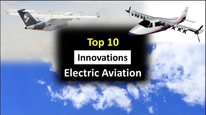 innovations in electric aviation